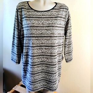 CJ Banks, Knit sweater, NEW with tags, sz 16/18 ( 1X)